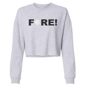 Fore Golf Cropped Pullover Crew