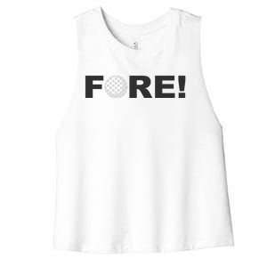 Fore Golf Women's Racerback Cropped Tank