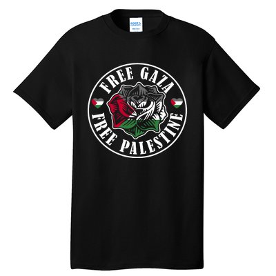 Free Gaza Free Palestine Free Palestine Tall T-Shirt