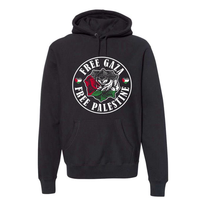 Free Gaza Free Palestine Free Palestine Premium Hoodie