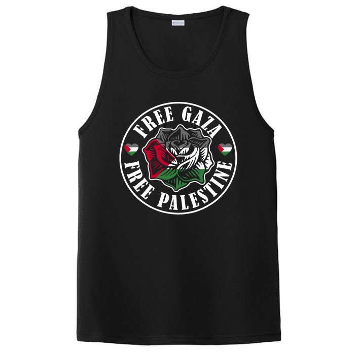 Free Gaza Free Palestine Free Palestine PosiCharge Competitor Tank