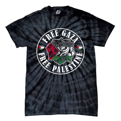 Free Gaza Free Palestine Free Palestine Tie-Dye T-Shirt