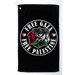 Free Gaza Free Palestine Free Palestine Platinum Collection Golf Towel