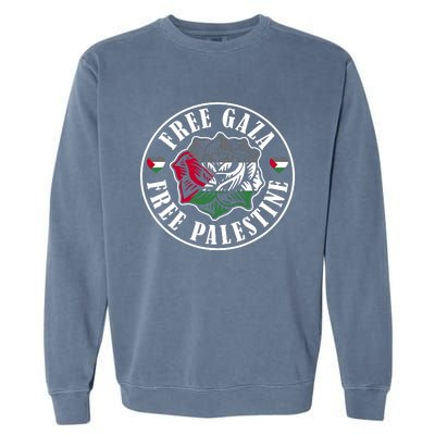 Free Gaza Free Palestine Free Palestine Garment-Dyed Sweatshirt