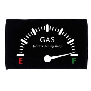 Full Gas Funny Fuel Gage Fart Dad Farting Flatulence Joke Cool Gift Microfiber Hand Towel