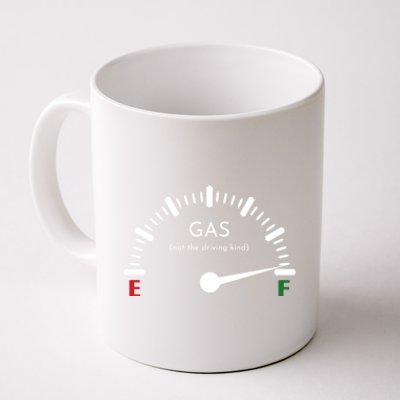 Full Gas Funny Fuel Gage Fart Dad Farting Flatulence Joke Cool Gift Coffee Mug