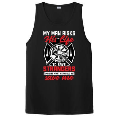 Firefighter Gift For Fire Wife And Friend Meaningful Gift PosiCharge Competitor Tank