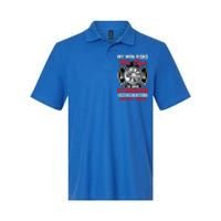 Firefighter Gift For Fire Wife And Friend Meaningful Gift Softstyle Adult Sport Polo