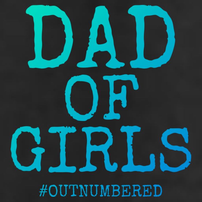 Father Gift From Daughters Funny Dad Of #Outnumbered Cool Gift 7 Panel Mesh Trucker Snapback Hat