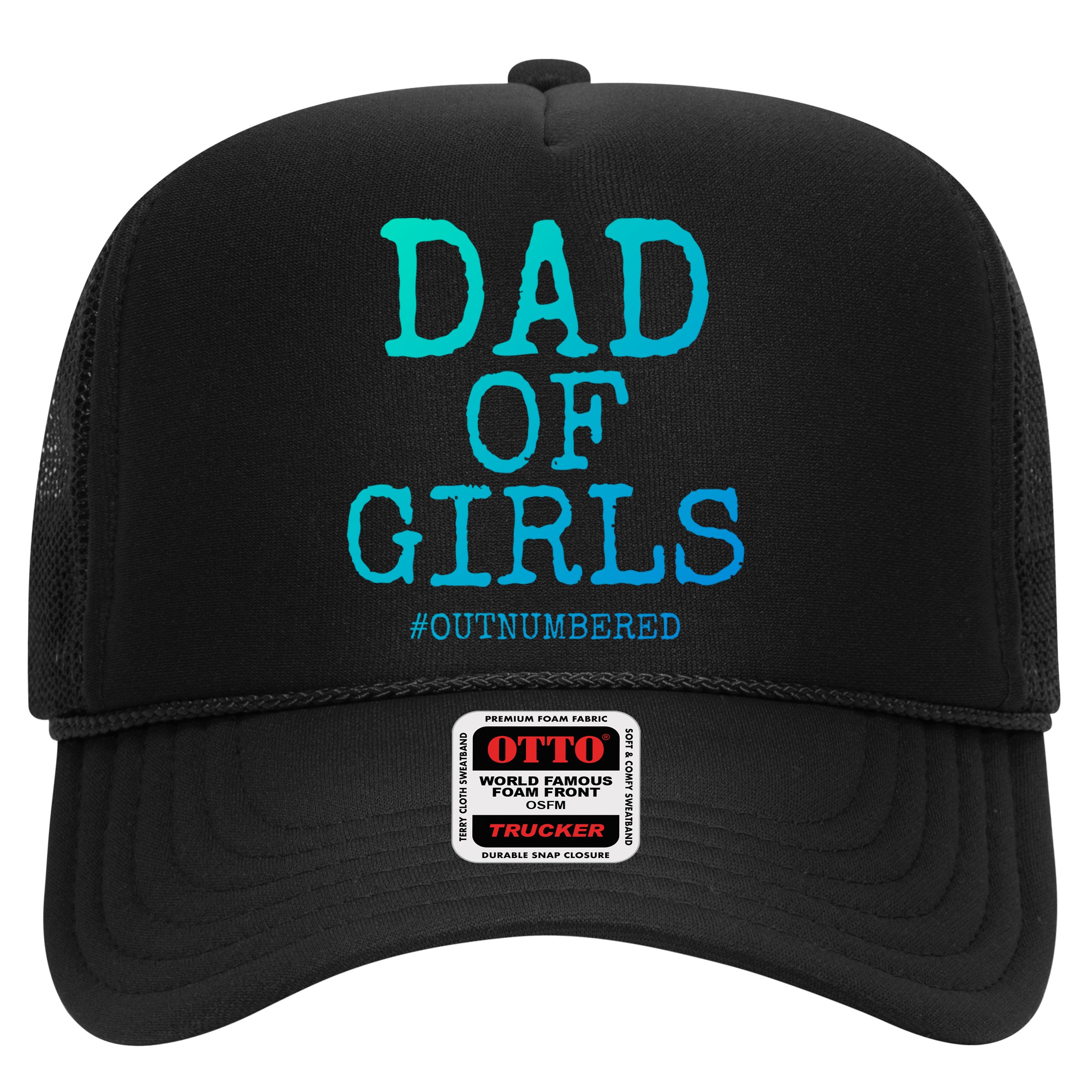 Father Gift From Daughters Funny Dad Of #Outnumbered Cool Gift Hat