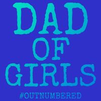 Father Gift From Daughters Funny Dad Of #Outnumbered Cool Gift Hoodie