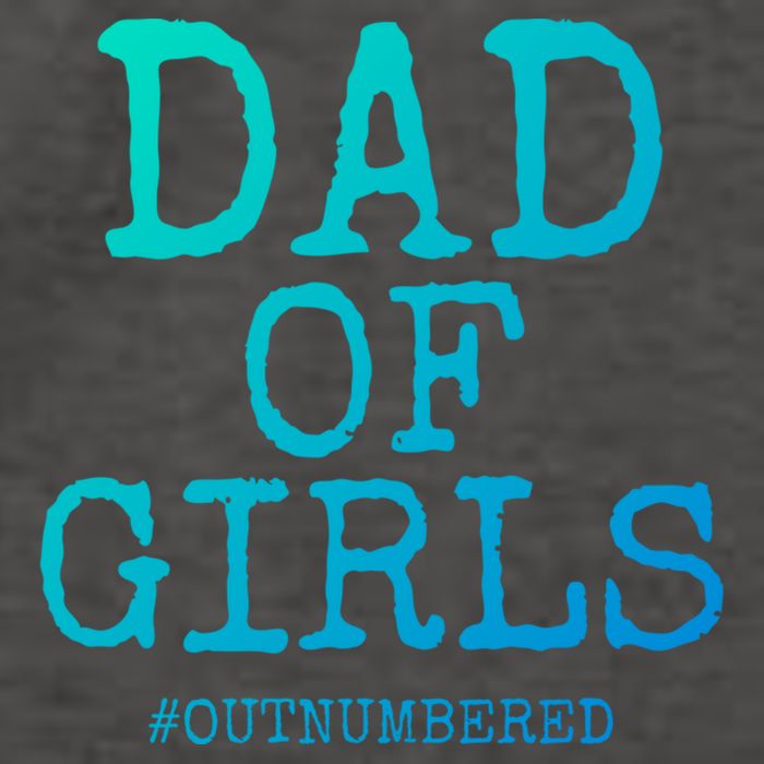 Father Gift From Daughters Funny Dad Of #Outnumbered Cool Gift Vector Backpack