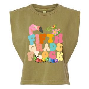 Fifth Grade Flock Cute Garment-Dyed Women's Muscle Tee