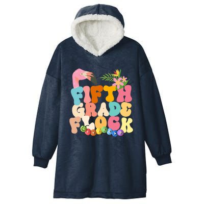 Fifth Grade Flock Cute Hooded Wearable Blanket