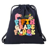 Fifth Grade Flock Cute Drawstring Bag