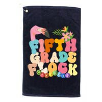 Fifth Grade Flock Cute Platinum Collection Golf Towel