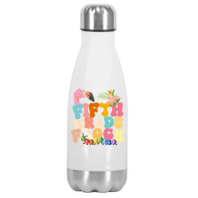 Fifth Grade Flock Cute Stainless Steel Insulated Water Bottle