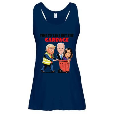 Funny Garbage For Trump 2024 Time To Take Out The Garbage Ladies Essential Flowy Tank