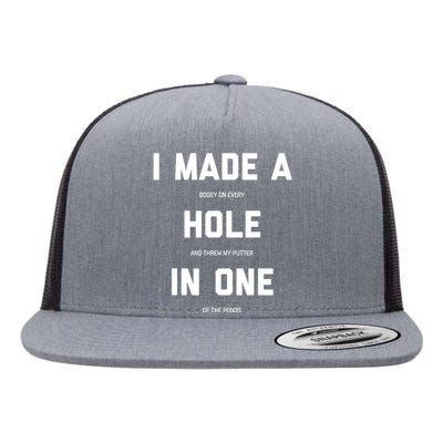 Funny Golfs For - Hole In One Golf Gag Gifts Flat Bill Trucker Hat