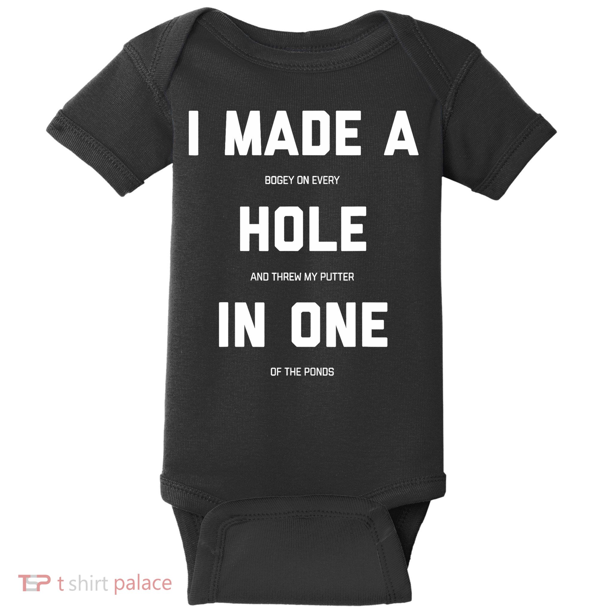 Funny Golfs For - Hole In One Golf Gag Gifts Baby Bodysuit