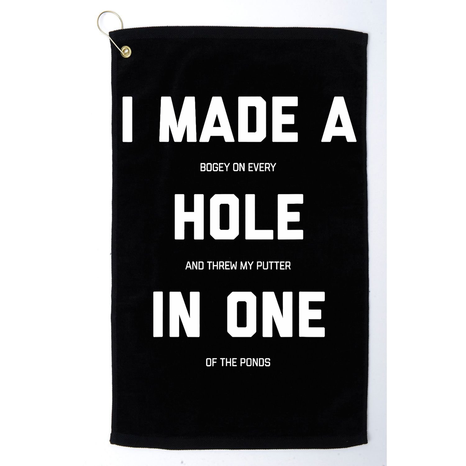 Funny Golfs For - Hole In One Golf Gag Gifts Golf Towel