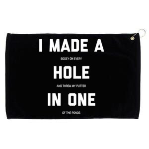 Funny Golfs For - Hole In One Golf Gag Gifts Grommeted Golf Towel