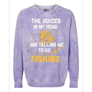 Fishing Gifts Funny Fisherman Colorblast Crewneck Sweatshirt