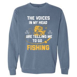 Fishing Gifts Funny Fisherman Garment-Dyed Sweatshirt