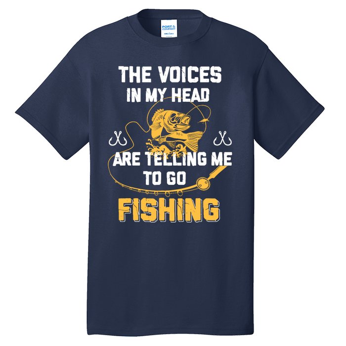 Fishing Gifts Funny Fisherman Tall T-Shirt