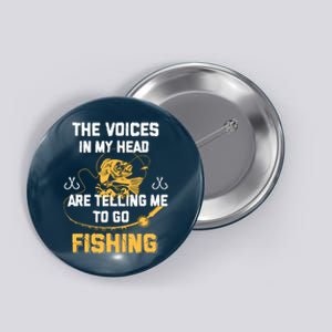 Fishing Gifts Funny Fisherman Button