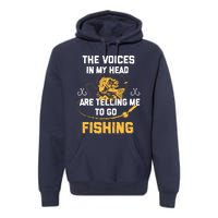 Fishing Gifts Funny Fisherman Premium Hoodie