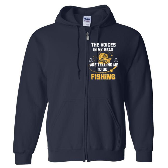 Fishing Gifts Funny Fisherman Full Zip Hoodie