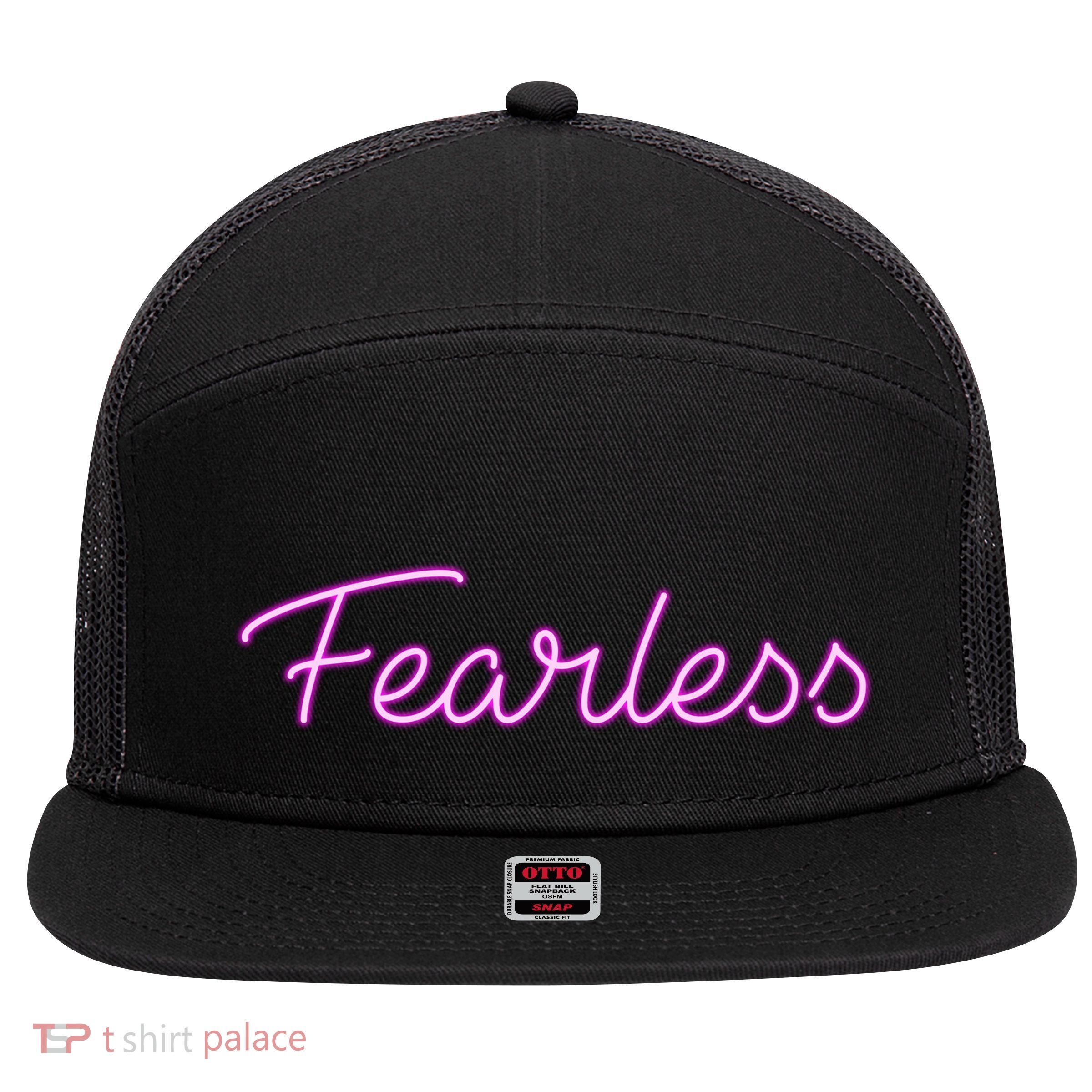 Fearless Glow 7 Panel Mesh Trucker Snapback Hat