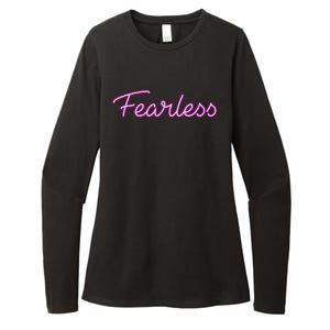 Fearless Glow Womens CVC Long Sleeve Shirt