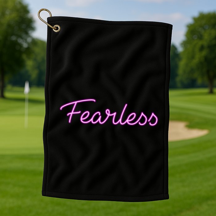 Fearless Glow Golf Towel
