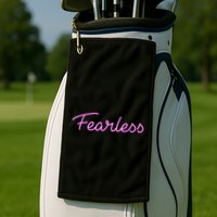 Fearless Glow Golf Towel