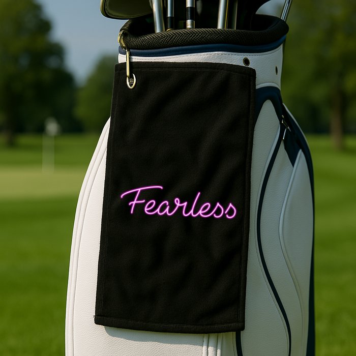 Fearless Glow Golf Towel