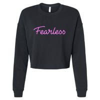 Fearless Glow Cropped Pullover Crew