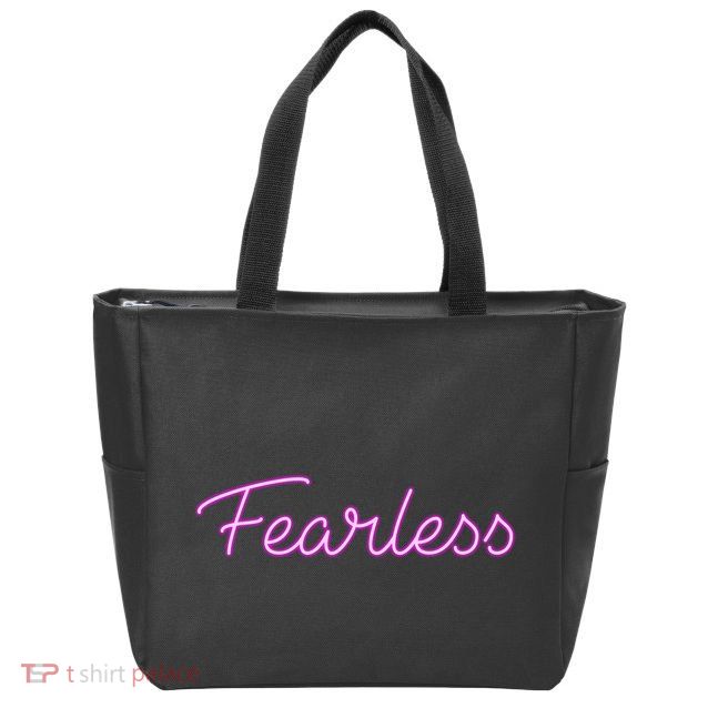 Fearless Glow Zip Tote Bag