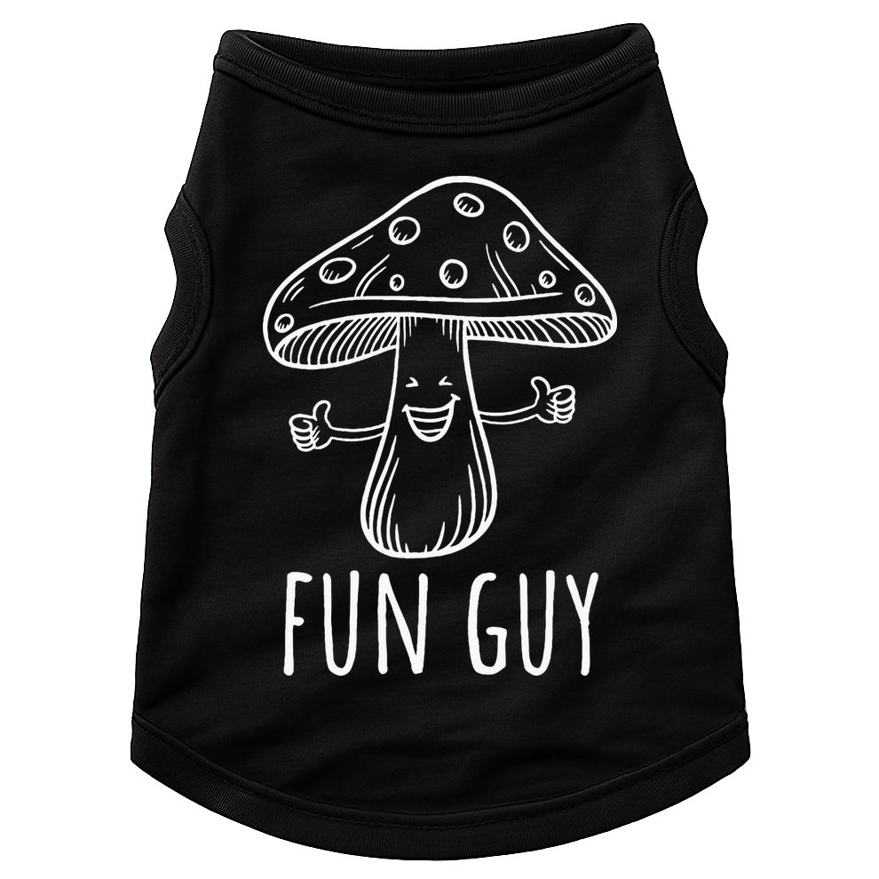 Fun Guy Funny Mushroom Party Clubbing Fungi Fun Guy Doggie Tank