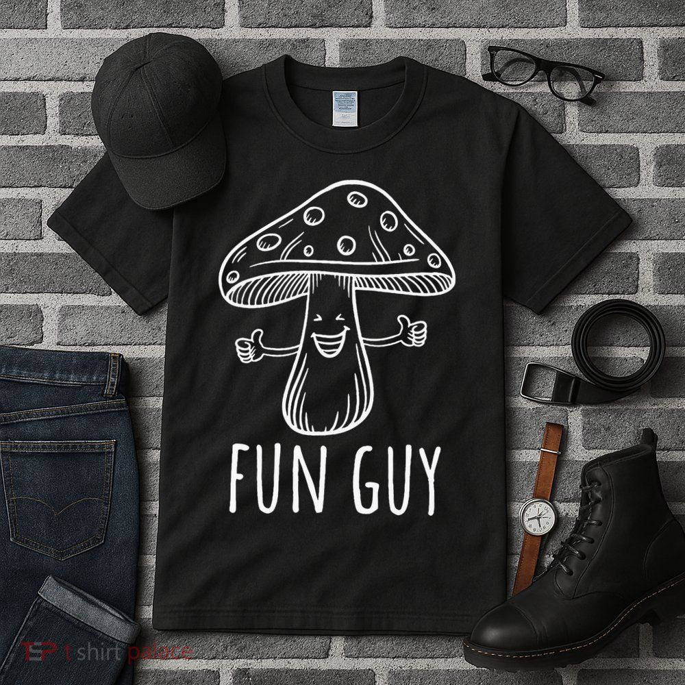 Fun Guy Funny Mushroom Party Clubbing Fungi Fun Guy Tall T-Shirt