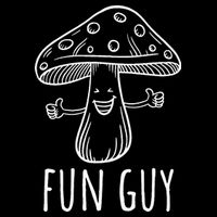 Fun Guy Funny Mushroom Party Clubbing Fungi Fun Guy Cooling Performance Long Sleeve Crew