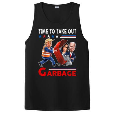 Funny Garbage For Trump 2024 Time To Take Out The Garbage PosiCharge Competitor Tank