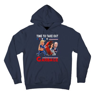 Funny Garbage For Trump 2024 Time To Take Out The Garbage Hoodie