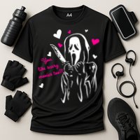 Funny Ghost Face You Like Scary Movies Too Cooling Performance Crew T-Shirt