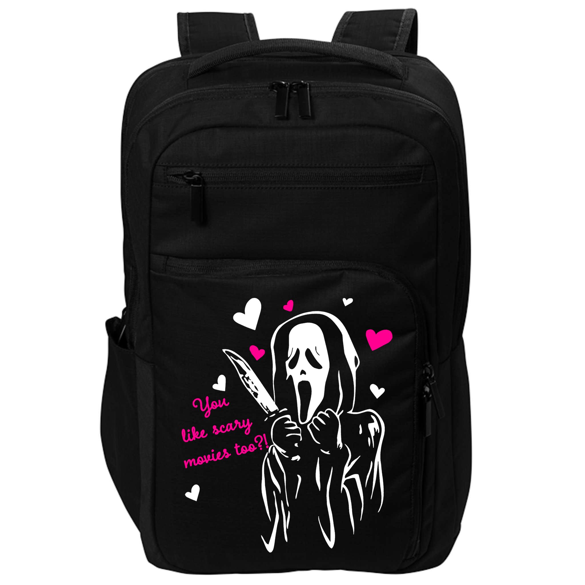 Funny Ghost Face You Like Scary Movies Too Impact Tech Backpack