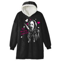 Funny Ghost Face You Like Scary Movies Too Hooded Wearable Blanket