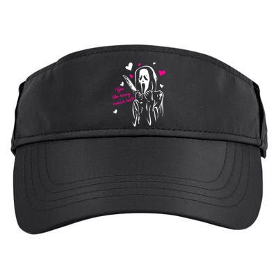 Funny Ghost Face You Like Scary Movies Too Adult Drive Performance Visor