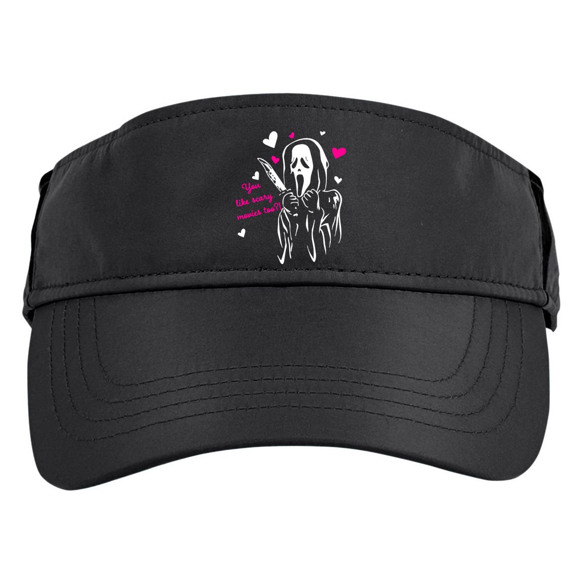 Funny Ghost Face You Like Scary Movies Too Adult Drive Performance Visor