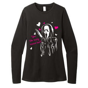 Funny Ghost Face You Like Scary Movies Too Womens CVC Long Sleeve Shirt